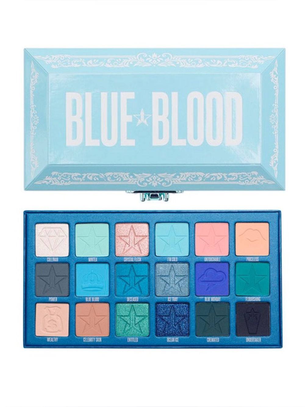 Jeffree Star Blue Blood Eyeshadow Palette - Blue, Teal, Turquoise, etc… NWT